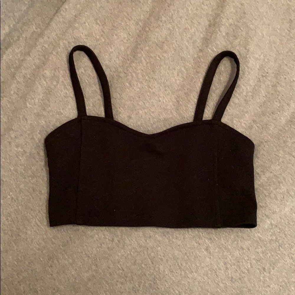 brandy melville black bralette